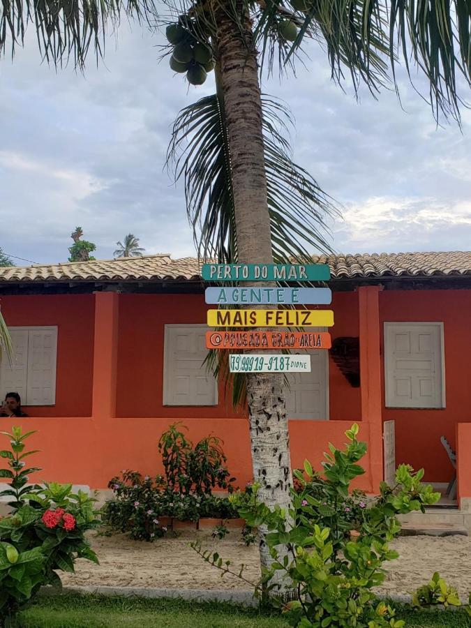 Pousada Grao De Areia Beira Mar Mangue Sêco Exteriör bild